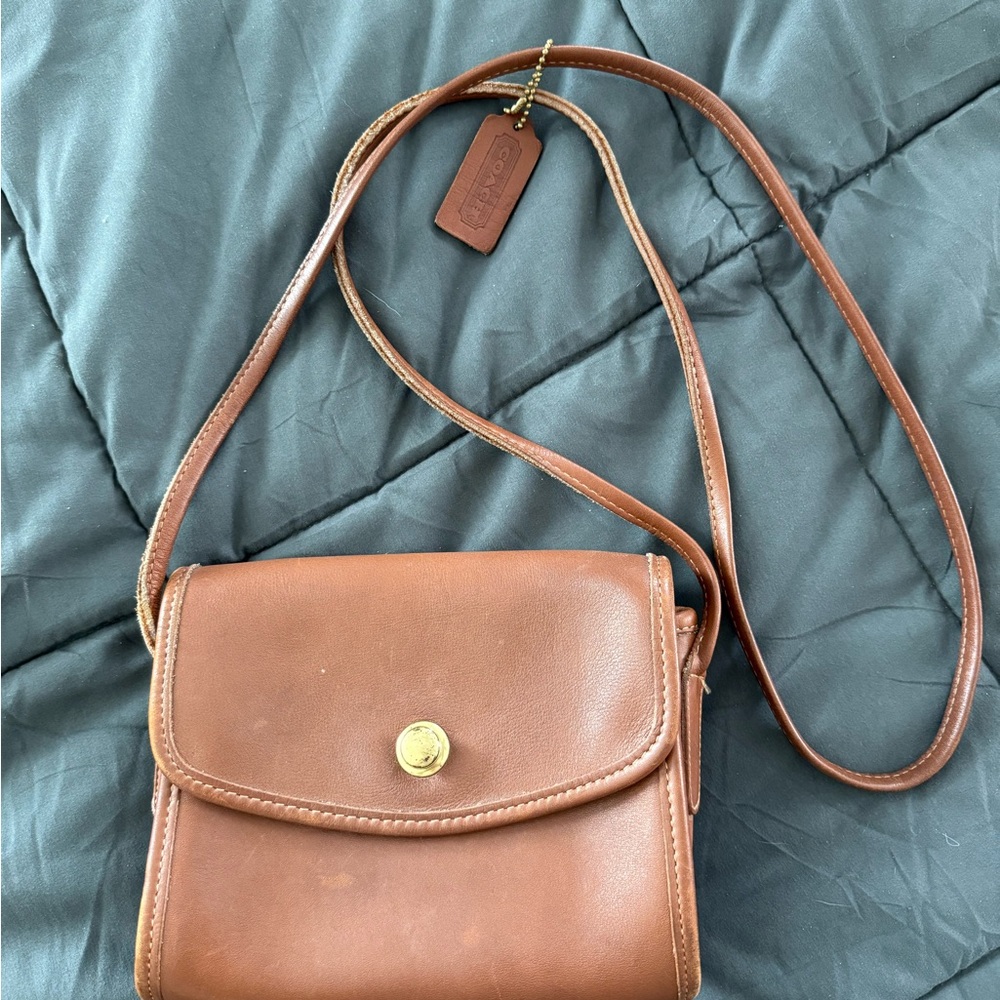 Coach Rich Brown Leather Interior